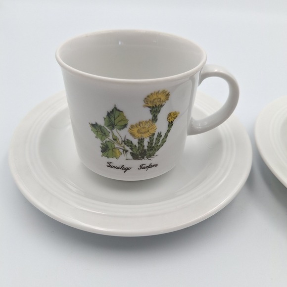 Vintage Seltmann Weiden Demitasse Tea‎ Cup & Saucer Set of 2 Bavaria Tea Flowers - Picture 2 of 9